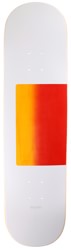 Quasi Proto Fade 8.25 Skateboard Deck - white base orange/red