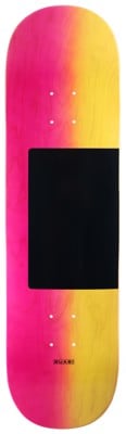 Quasi Proto Fade 8.5 Skateboard Deck - black square pink/yellow - view large