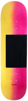 Quasi Proto Fade 8.5 Skateboard Deck - black square yellow/pink - view large