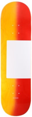 Quasi Proto Fade 8.5 Skateboard Deck - white square orange/red - view large