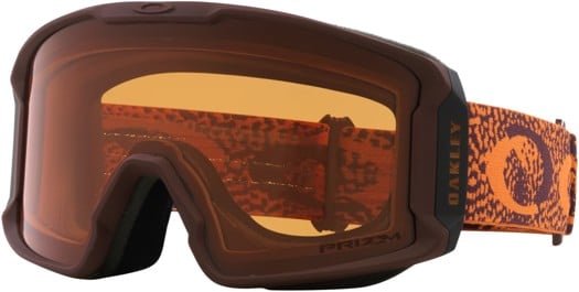 Oakley Line Miner M Goggles - ginger digital ellipse/prizm persimmon lens - view large