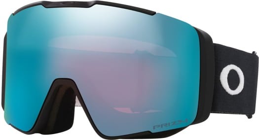 Oakley Line Miner Pro L Goggles - black/prizm sapphire irid lens + prizm iced irid bonus lens - view large