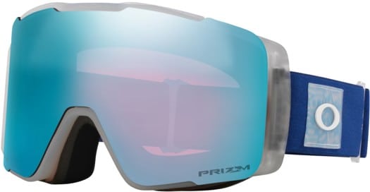 Oakley Line Miner Pro M Goggles - crystal blue/prizm sphr irid + prizm iced irid bonus lens - view large