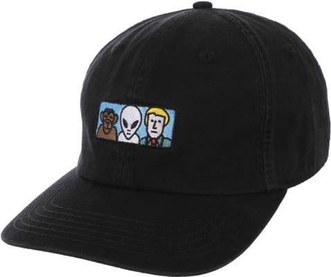 Alien Workshop Missing Link Embroidered Twill Strapback Hat - black - view large