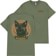 Portal Dimension Barking Dogs Don't Bite T-Shirt - olive