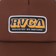 RVCA Service Trucker Hat - chocolate - front detail