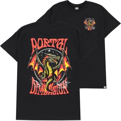 Portal Dimension Portal Dragon T-Shirt - black - view large