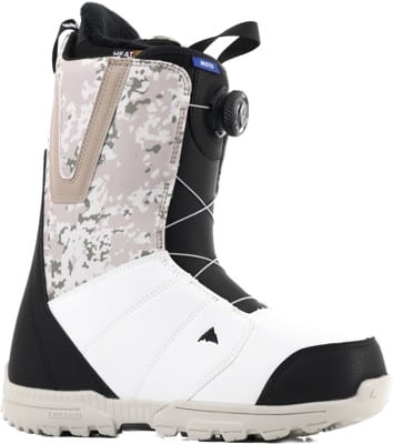 Burton Moto Boa Snowboard Boots 2025 - black/white/snowfall camo - view large