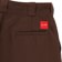 Chocolate Work Chino Pants - cocoa - reverse detail