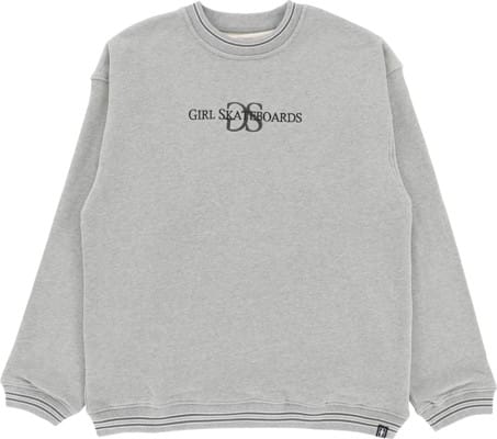 Girl GS Embroidered Crew Sweatshirt - grey - view large