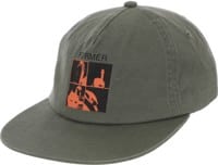 Former Cygnet Strapback Hat - washed green