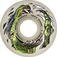 Bones Trey Wood Pro X-Formula V5 Sidecut Skateboard Wheels - dino-sorta (99a)