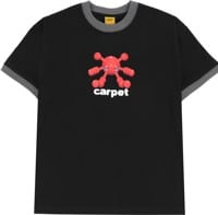 Carpet Bacteria Ringer T-Shirt - black