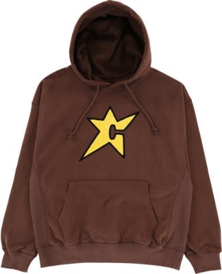 Carpet Chenille C-Star Hoodie - brown - view large