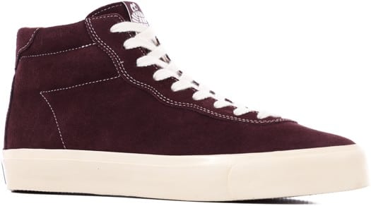 Last Resort AB VM001 - Suede High Top Skate Shoes - fig red/white - view large