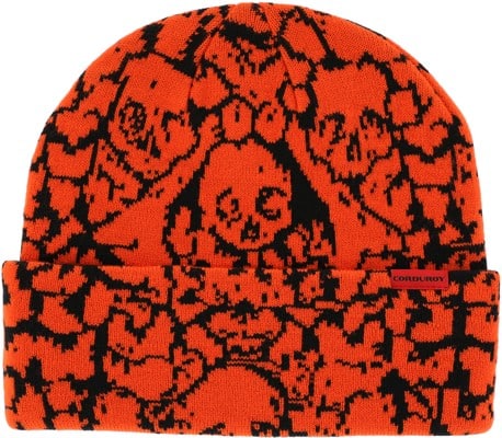 Corduroy Catacombs Beanie - safety orange - view large