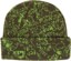 Corduroy Cell Camo Beanie - army - reverse