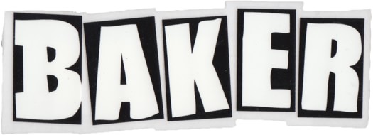 Baker Brand Logo Sticker - white/black/white - view large