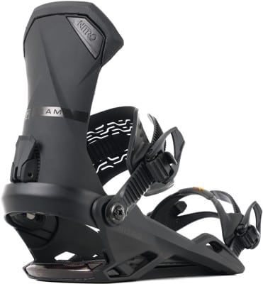 Nitro Team Snowboard Bindings 2025 - ultra black - view large