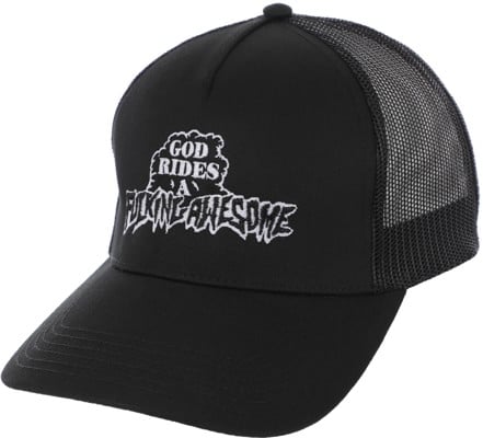 Fucking Awesome God Rides Snapback Hat - grey/black - view large