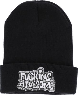 Fucking Awesome PBS Logo Beanie - black - view large