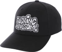 Fucking Awesome PBS Logo Snapback Hat - black