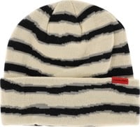 Corduroy Ripped Stripe Beanie - natural