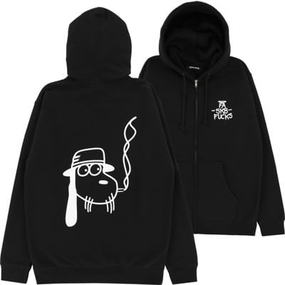 Fucking Awesome Sk8 Fucks Zip Hoodie - black - view large