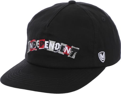 Independent Lance Mountain Ransom Snapback Hat - black - view large