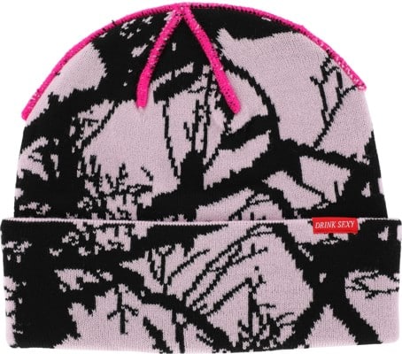 Corduroy Twig Camo Beanie - pink - view large