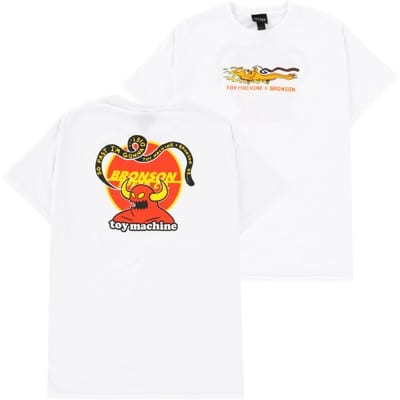 Bronson Speed Co. Bronson x Toy Machine T-Shirt - white - view large