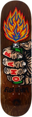 Black Label Hassan Fire It Up 8.75 Skateboard Deck - brown - view large