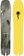 CAPiTA Spring Break Powder Glider Snowboard 2025 - 154 graphic/yellow base