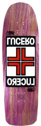 Black Label Lucero Cross II 10.0 Skateboard Deck - purple