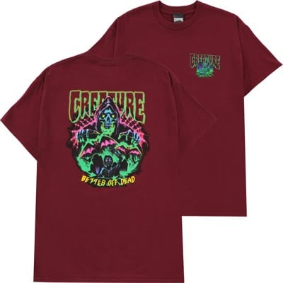 Creature Hellbound T-Shirt - maroon - view large