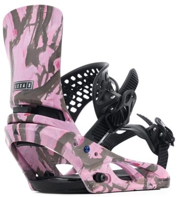 Burton Women's Lexa X Snowboard Bindings 2025 - gray/pink - view large