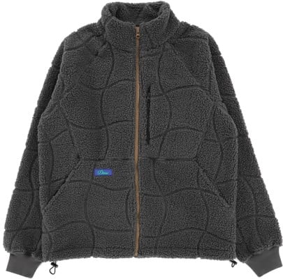 Dime Coverstitch Sherpa Fleece - charcoal - view large