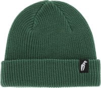 Crab Grab Claw Label Beanie - forest