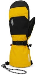 Crab Grab Cinch Mitts - vintage yellow and black