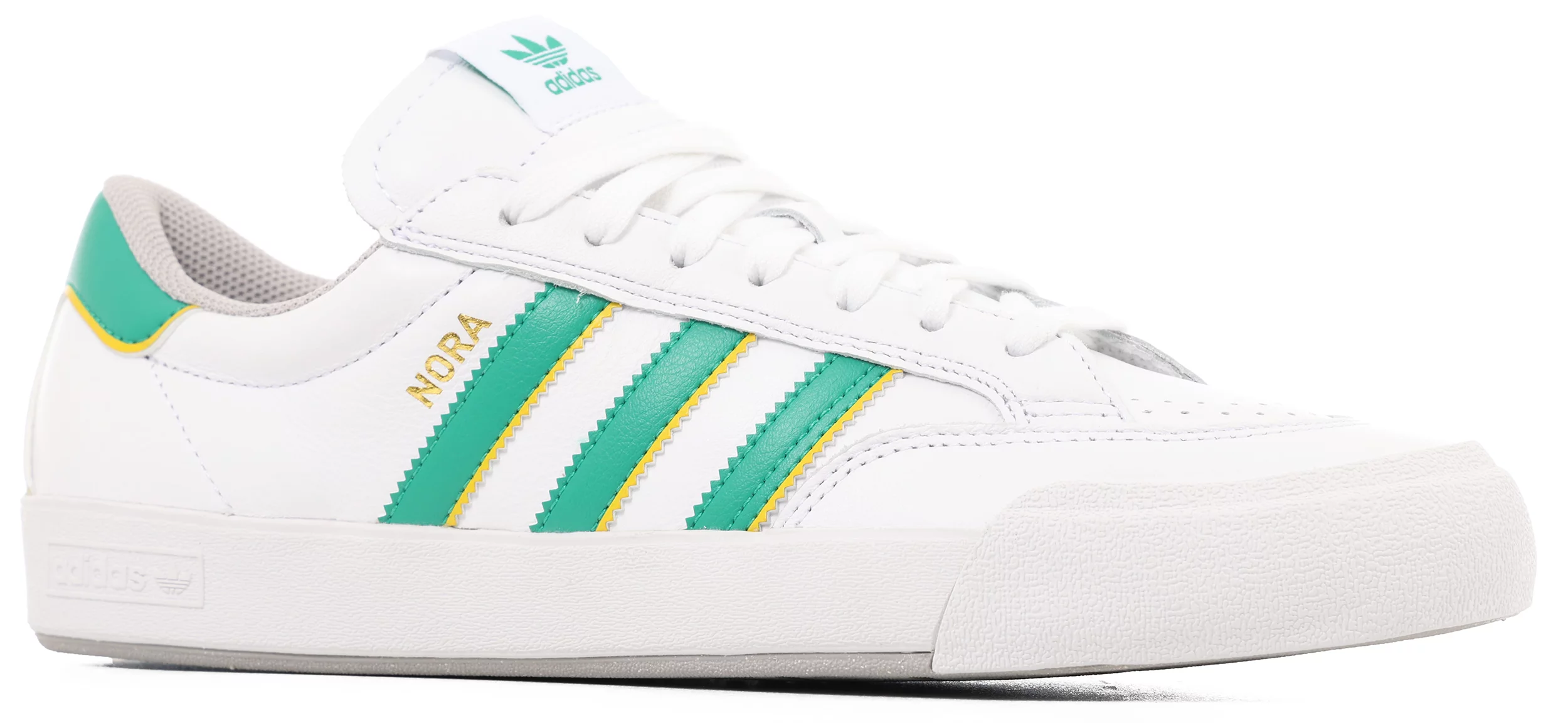 Adidas Nora Cloud White Court Green Yellow 5