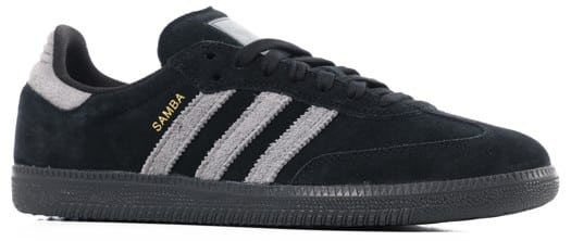 Adidas Samba ADV Skate Shoes - core black/grey four f17/gold metallic - view large