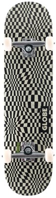 Globe Checked Out 8.0 Complete Skateboard - black/off white - view large