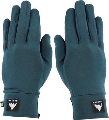 Burton Touch Screen Lightweight Liner Gloves - deep emerald - view large