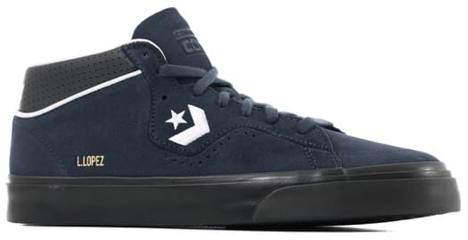 Converse Louie Lopez Pro Mid Skate Shoes - into the void/black/white - view large