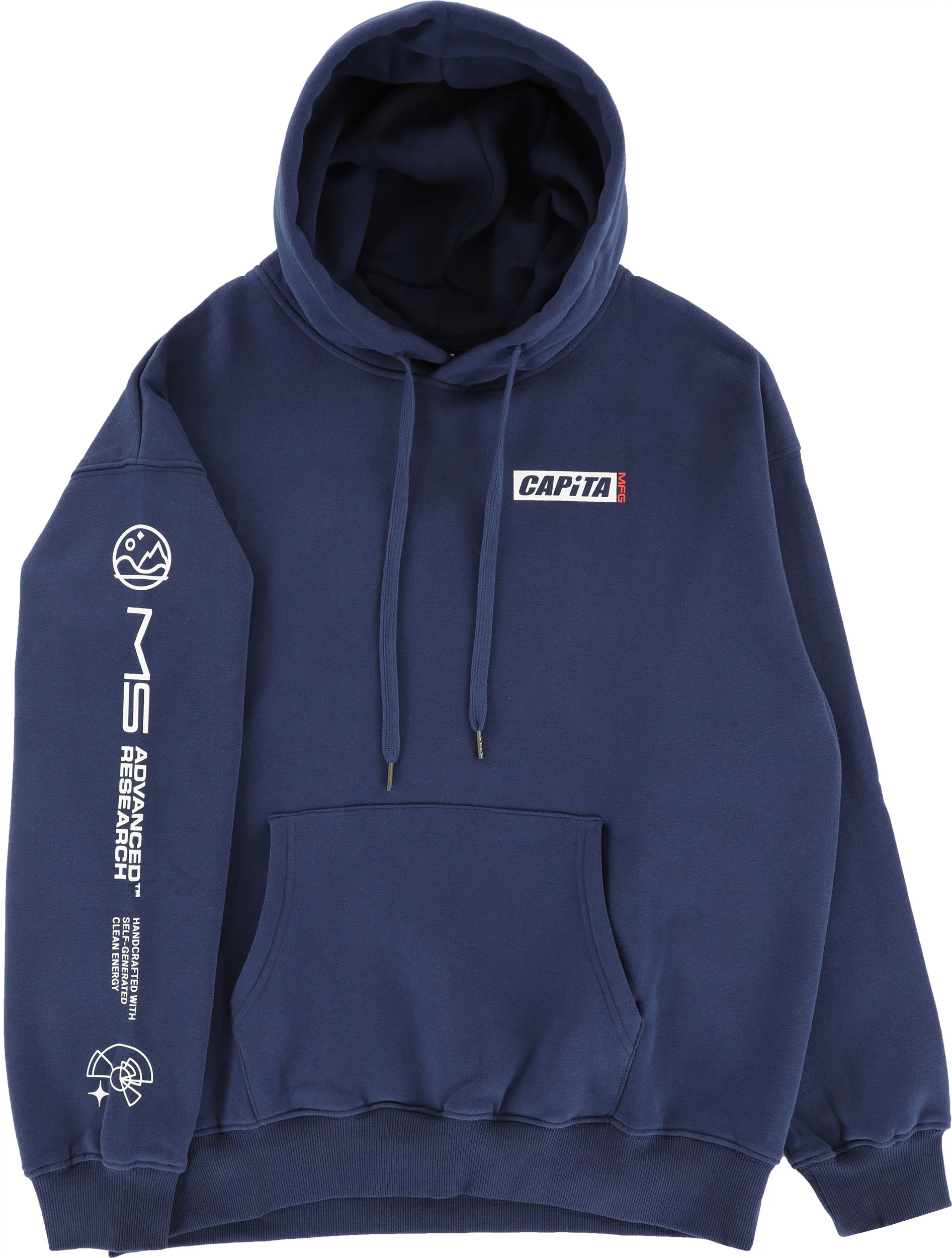 Daily fashion paper hoodie blue