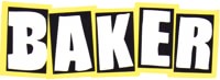 Baker Brand Logo Sticker - neon yellow