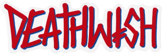 Deathwish Big Deathspray Sticker - red/blue - view large