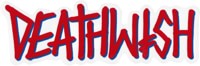 Deathwish Big Deathspray Sticker - red/blue