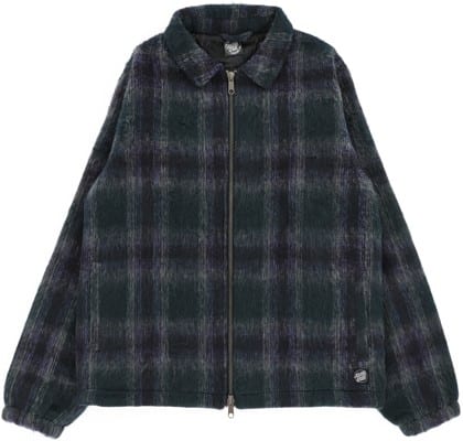 Santa Cruz Hideout Zip Front Jacket - navy/blue/grey check - view large