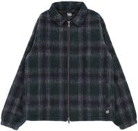 Santa Cruz Hideout Zip Front Jacket - navy/blue/grey check